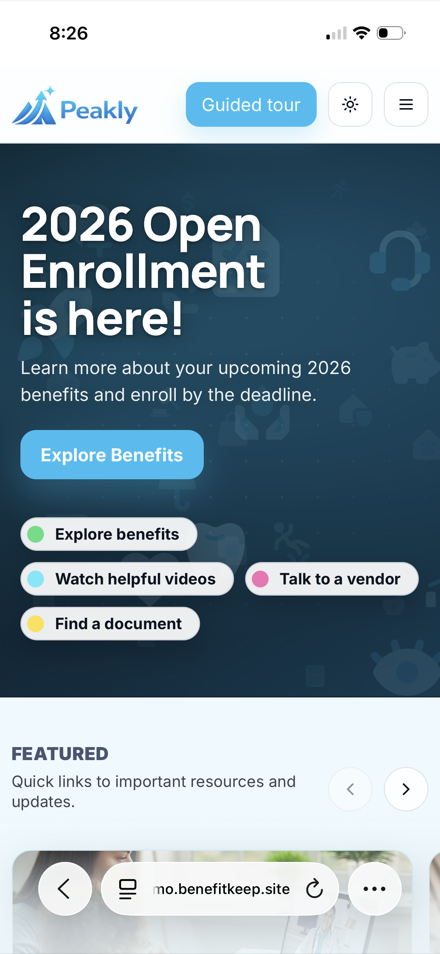 Benefit Keep mobile screenshot 1